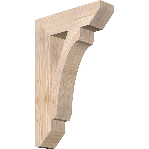 Ekena Millwork Legacy Slat Smooth Bracket, Douglas Fir, 5 1/2"W x 22"D x 34"H BKT06X22X34LEC06SDF - main